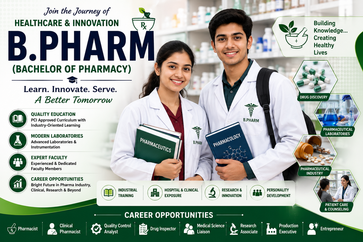 B Pharm (Bachelor of Pharmacy)
